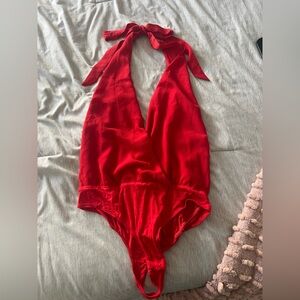 Grace Vibrant Red Bodysuit